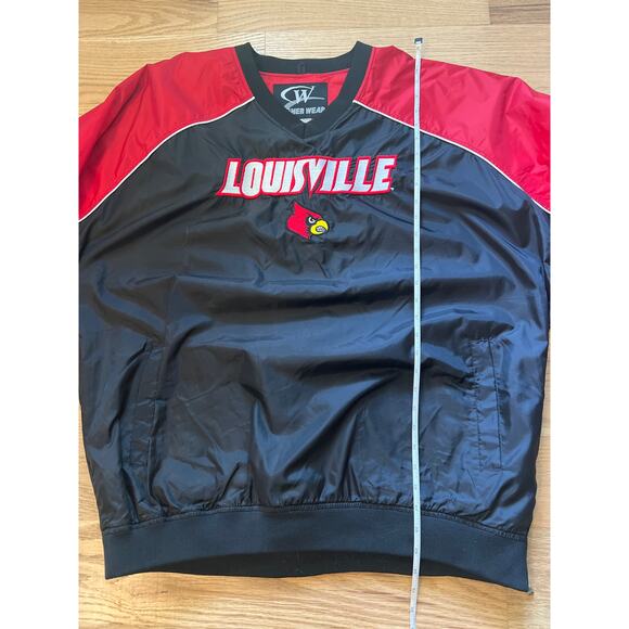 Vintage University of Louisville Pull Over Windbreaker XL - Picture 4 of 6